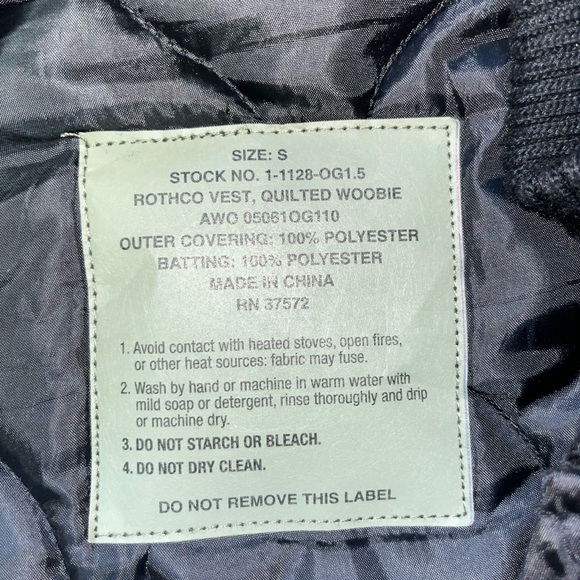 Rothco Quilted Woobie Vest - Picture 8 of 8